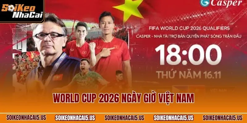 World Cup 2026 Ngày Giờ Việt Nam – Lịch Thi Đấu Chính Xác 